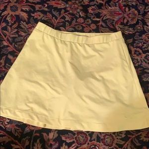 Neon Yellow Golf Skirt